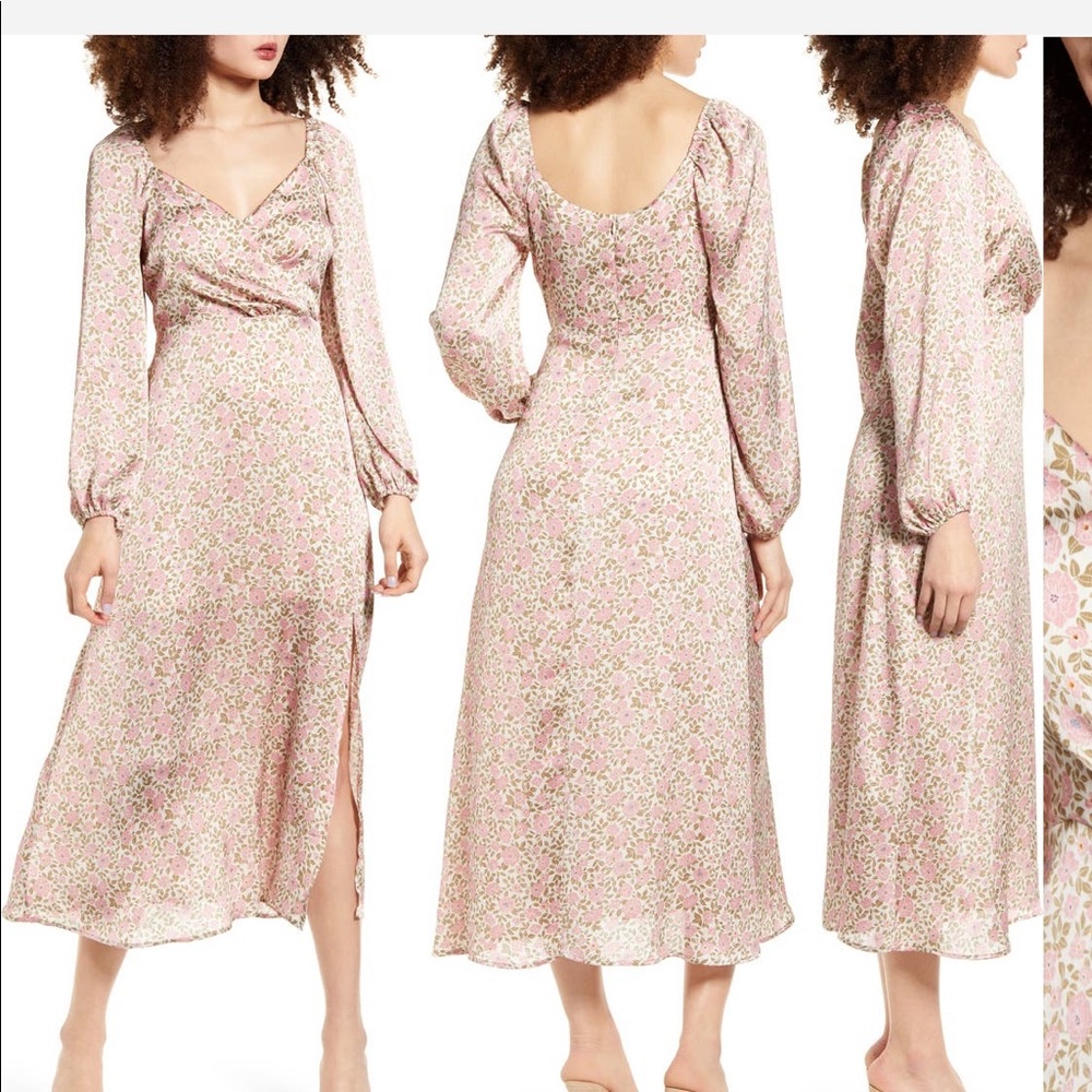 Floral midi dress